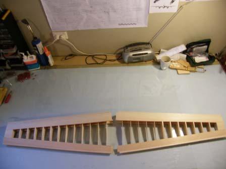 Repeat the steps to construct the other wing panel 182) Here