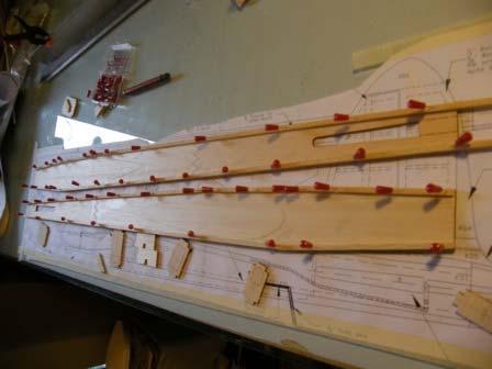 fuselage sides. Pin and set aside to dry.