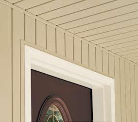 Tripe 3-1/3" InvisiVent Standard vented soffit Tripe 3-1/3" InvisiVent offers at east 50% more ventiation than most standard viny soffit,