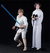 STAR WARS Luke Skywalker & Princess Leia Artfx+ Statue Kotobukiya continues to expand their lineup of ARTFX+ statues based on characters from the STAR WARS Universe with the Luke Skywalker and