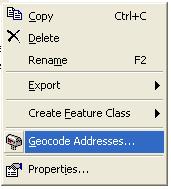 Geocoding in ArcGIS Use Geocode Addresses in