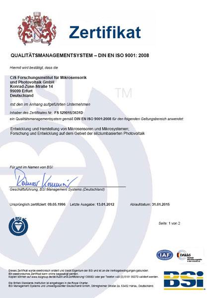 packaging Certified QM System