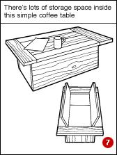 Another option is to use plastic storage boxes or shallow trays on castors which can be pulled out from under the bed very easily.