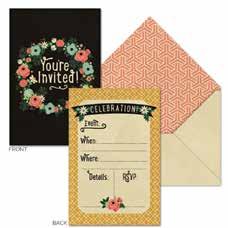 Invitations with Envelopes/ #2359 Decorative