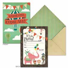 Invitations with Envelopes/