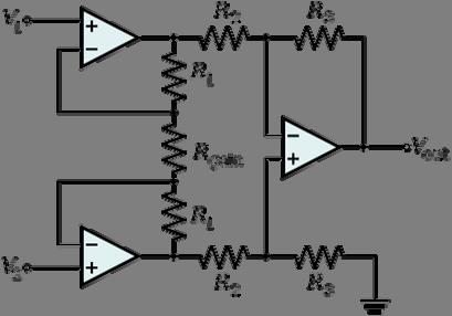 resistances can jeopardize the whole design of the above differential amplifier since these appear in series with the resistances at the inputs.