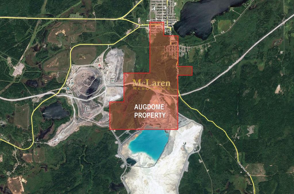 Augdome Property Goldcorp-owned Dome Mine adjacent