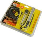 Measure/Utility Knife Set tape measure 3-blade self-loading utility knife 10 extra replacement blades T001689PNC-DB