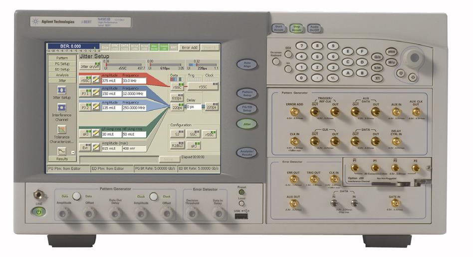 Agilent N4916B Applications Emulating transmitter de emphasis The de-emphasis signal converter N4916B allows emulating a transmitter by varying the de-emphasis in a wide range and for each of the