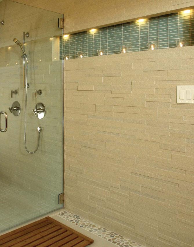 2012 BEST BATH NKBA s 2012 Best Bath highlights the powerful results of using original tiles for accenting high
