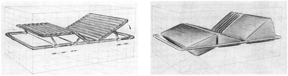 4 figure 4. Early sketches done to scale [7]. interference that happens in actual use [4] and to record that use by means of photographs and video.