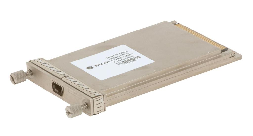 CFP-100G-SR10-C CFP 1310 nm wavelength 100GbE Transceiver Product Features Compliant to the IEEE 802.3ba(100GBASE-SR10) Support interoperability with IEEE 802.
