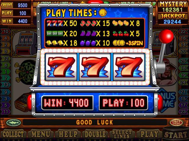 FEATURE GAME With 3 symbols or more on the screen, the player enters