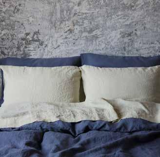 STONE WASHED COLORS Discover the exquisite beauty of fine Lithuanian linen, full of sensual texture and style. The coolness of the fabric, soft touch & absorbency makes this fabric ideal for sleeping.