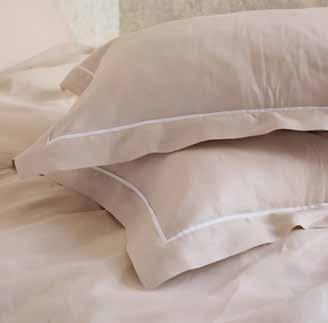 BED LINEN: PIPING & HEMSTITCH COLORS Piping
