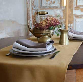TABLE LINEN: LARA COLORS LinenMe creates luxury table linen for both formal and casual dining, offering a wide range of designs.