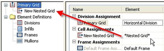 Instead of using an infill definition you can assign a nested grid to the cell assignment After you have made this
