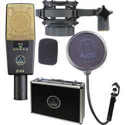 Pro Audio - Large Diaphragm Recording Microphones 1 AKG C214 Large-Diaphragm Condenser Microphone * Cardioid Pattern * 1-Inch Capsule &