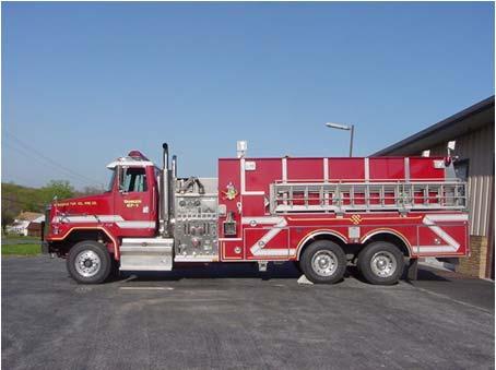 Tanker - The purpose is to transport additional water to fires in areas not covered by
