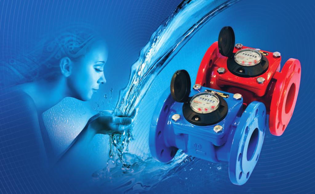 FROM METERING TO DATA MANAGEMENT WATER NUBIS PROPELLER WATER METER WITH HORIZONTAL IMPELLER AXLE MID APPROVED Nubis is propeller, dry water meter Woltman s type, with horizontal impeller axle,