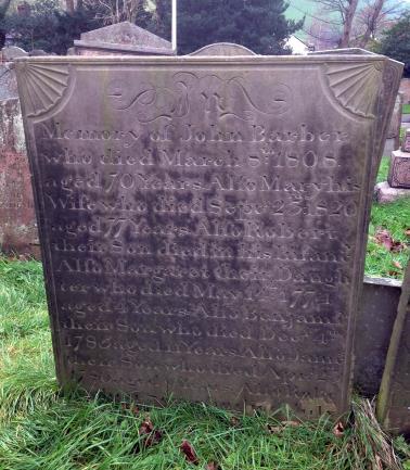 The first victim was Mary daughter of John and Anne Stafford, buried 22 nd April 1774.