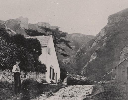 Smallpox and the Winnats Pass Murderers. The entrance to Winnats Pass, circa 1890, where two brutal murders took place around 1758.