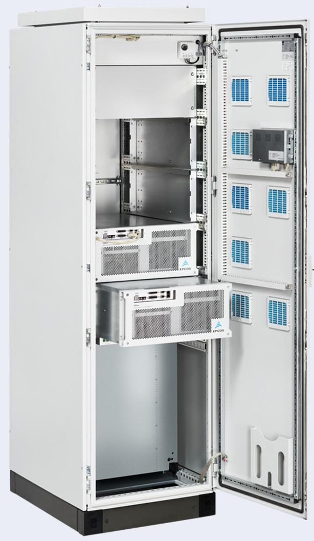Modular system up to 300 A in one cabinet The state-of-the-art modular design of the PQSine P-series offers the advantage of being prepared for future filter power requirements: the slots in each