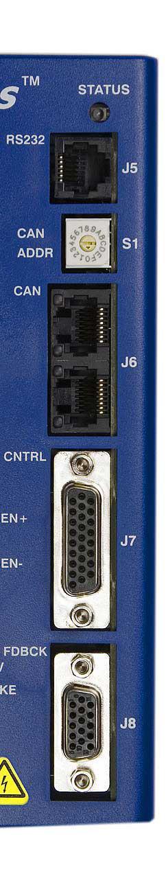 Xenus Resolver J RS- (DTE) Pin Signal 6 No connect TxD Output J Cable Connector: RJ- style, male, 6 position Cable: 6-conductor modular type, straight-through J RS- note.