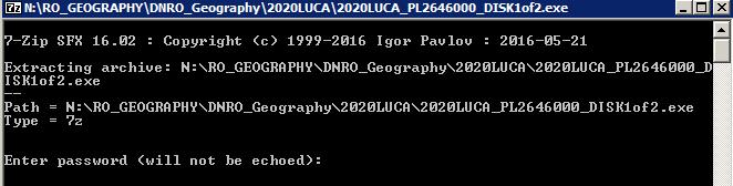 Getting Started Extracting 2020LUCA_<EntityID>_DISK1of2.exe Navigate to the 2020LUCA folder you created.