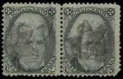 $120 6486 Elab o rate Eight Pointed Star, per fectly struck fancy, won der ful strike on a sound stamp, VF. Scott 65. $90 6487 Downieville CA, Out line Star, some faults, bold strike, VF. Scott 71.