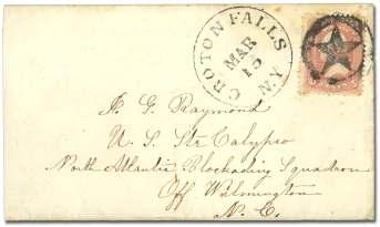 IL cds on cover, ad - dressed to At lanta IL, re duced at right, VF. Scott 114.