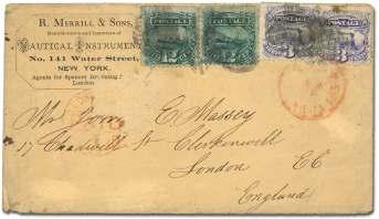 U.S. Postal History by Issue: 1845-1869 Issues 6637 1869, 3 ul tra ma rine (114), tied by cir cu lar grid with "San An to nio