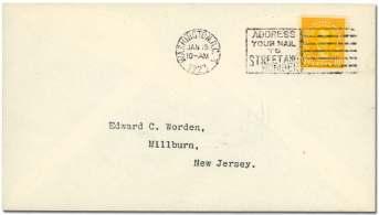 ..... $100 6685 1923, 14 blue, FDC (565), tied to a reg is tered cover to Mishawaka, In.