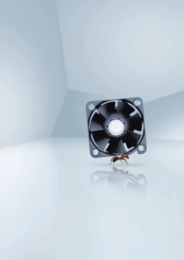 Information Quiet but powerful. Our new compact fan in the 420J range is a particularly quiet and energy-efficient DC fan.