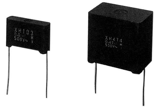 NOISE SUPPRESSION CAPACITORS XH Series 500VAC XH Series 500VAC rated 3-Phase high voltage applications. S afety Agency: Standard File No.