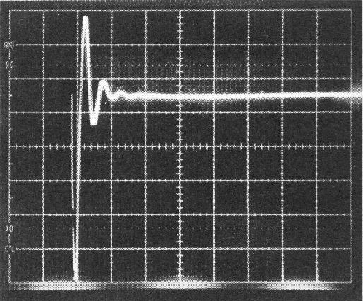 2msec/div 100V/div 10µsec/div 100V/div B) This illustration shows an observation of the noise component alone.