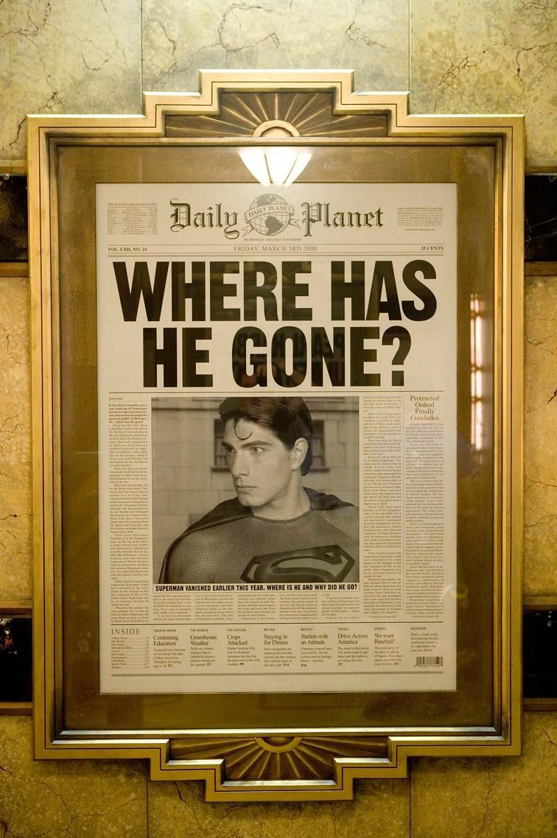 But now, the world s crises have gone unheeded for five long years since Superman s mysterious disappearance.