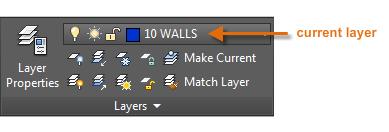 Occasionally, check to make sure that the objects you create will be on the correct layer. It s easy to forget to do this, but it s also easy to set.