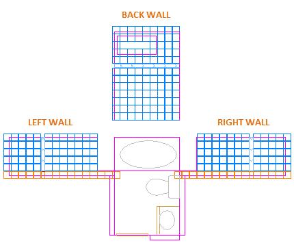 GUIDE TO AUTOCAD BASICS: MODIFYING Mirror The following illustration comes from a tile project.