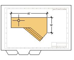 GUIDE TO AUTOCAD BASICS: LAYOUTS Scaling Views and Trans-Spatial Annotation (continued) 7. Move the layout viewport as needed, and adjust its edges using grips. 8.
