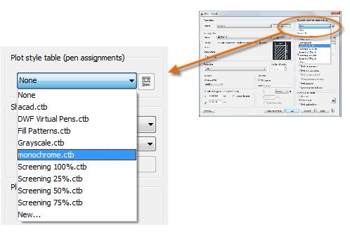 Colors that look good on your monitor might not be suitable for a PDF file or for printing. For example, you might want to create a drawing in color, but create monochrome output.