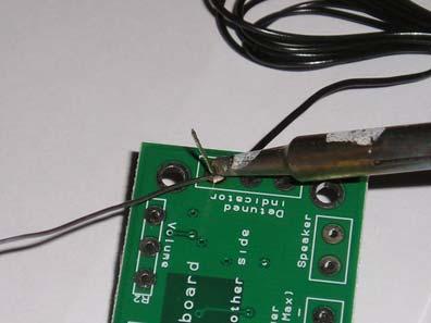 Remove the solder, then the soldering iron. 8. Leave the joint to cool for a few seconds. 9.