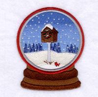Forest Wonderland Snow Globe CD120506FC Stitches:30511 4.57" H X 3.
