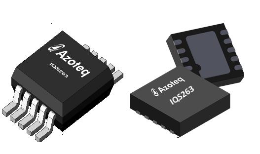 ProxSense IQS263 Datasheet 3 Channel Capacitive Touch and Proximity Controller with 8-bit Resolution Slider or Scroll Wheel The IQS263 ProxSense IC is a 3-channel projected (or self) capacitive