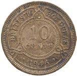 Silver 10-Cents, 1943 (KM 23).