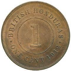 812 813 812 George V (1910-1936), Bronze Proof Cent, 1911 (KM 15).