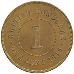 813 George V (1910-1936), Bronze Cent, 1912H (KM 15).