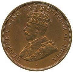 811 George V (1910-1936), Bronze Cent, 1911 (KM 15).