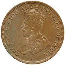 815 816 817 815 George V (1910-1936), Bronze Cent, 1914 (KM
