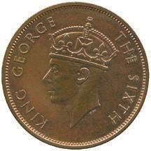 834 835 834 George VI (1936-1952), Bronze Proof